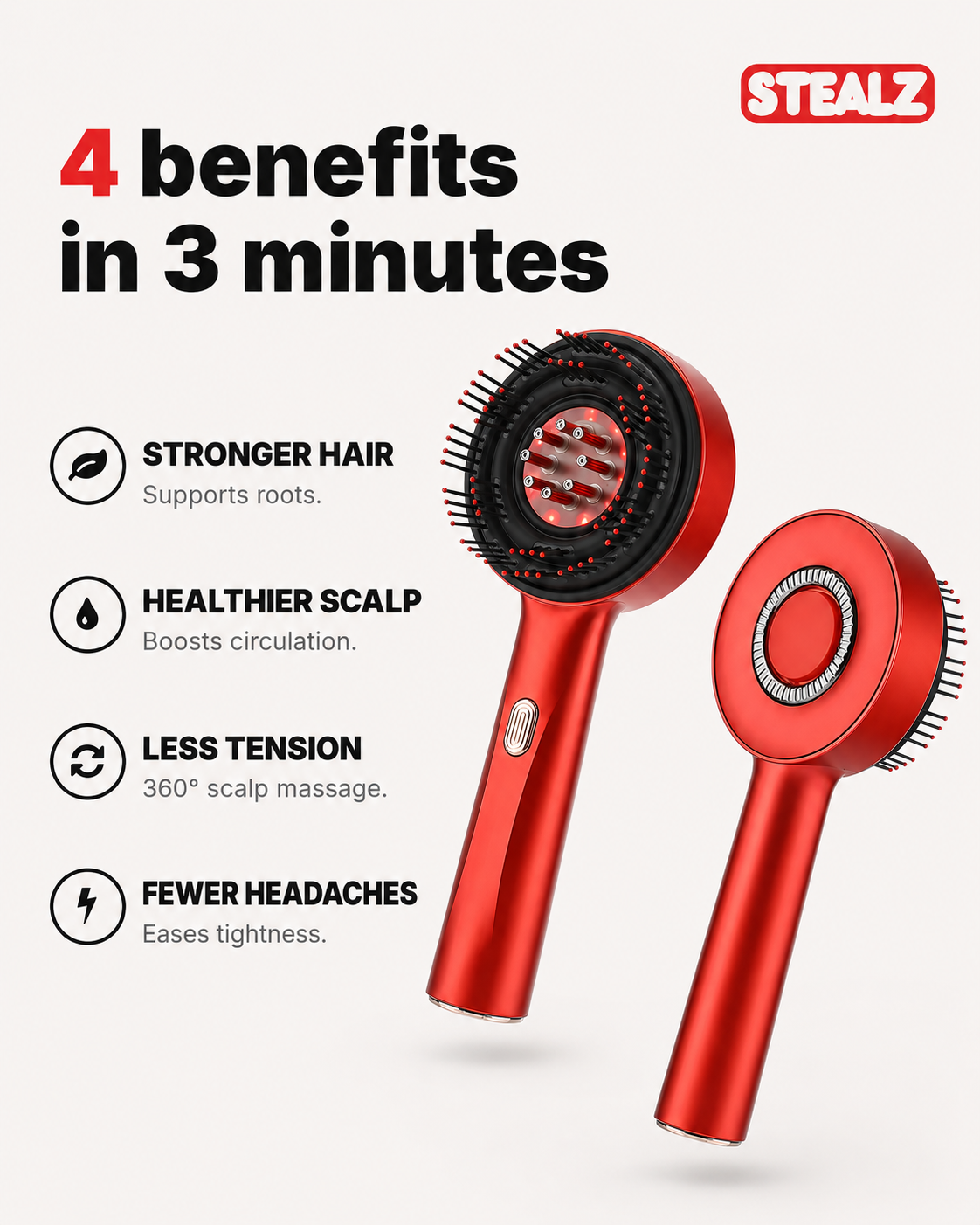 Fuller Hair in 8 Weeks - Scalp Massager